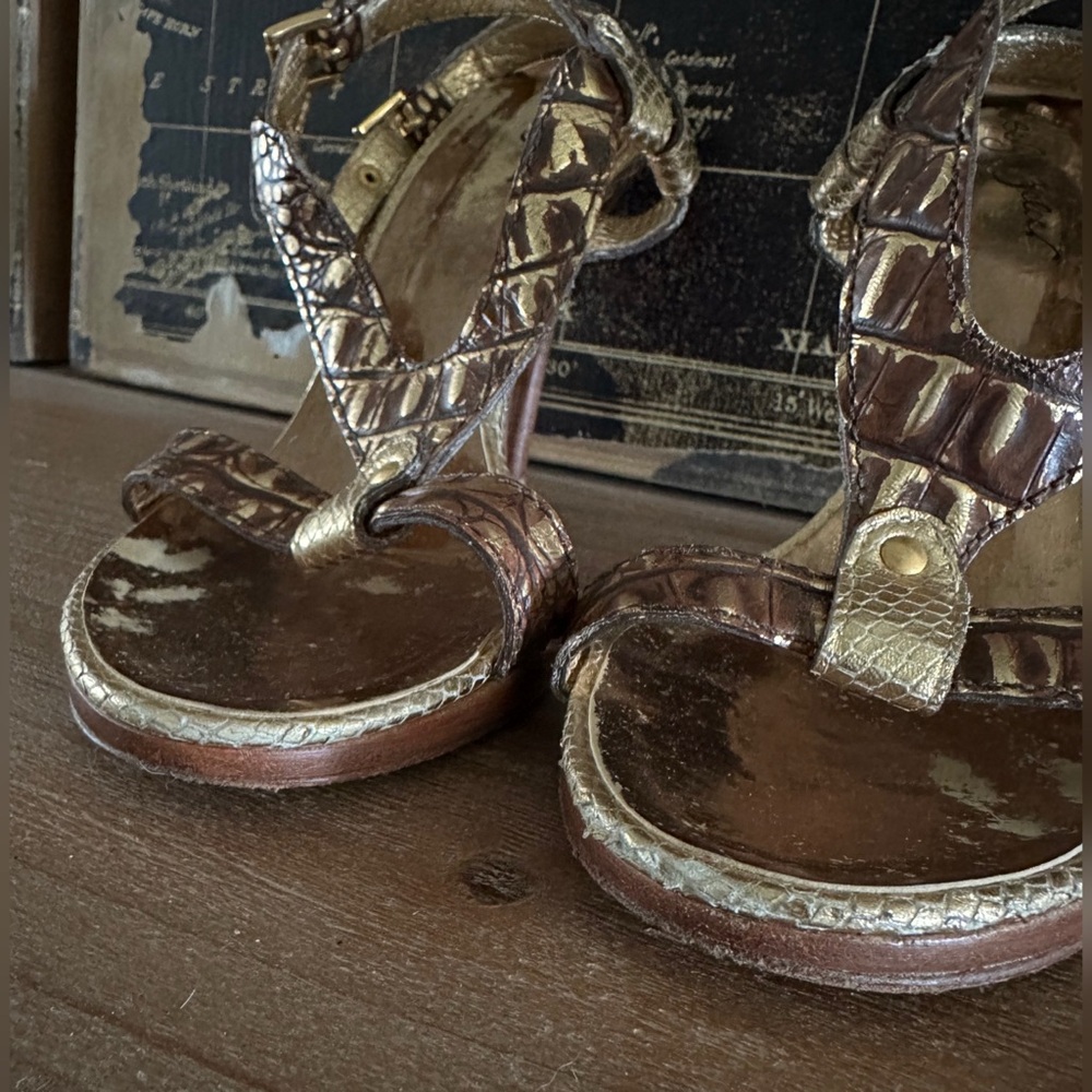 Sergio Zelcer Gator/Snake Heels - Picture 5 of 9